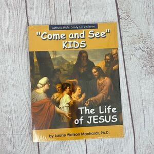 Catholic bible story guide “come & see the life of Jesus” new in plastic